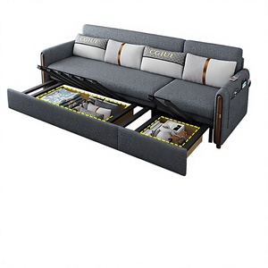 Sofá Cama Plegable Multifuncional de Tela y Metal, Diseño Moderno, Mueble para el Hogar, Ideal para Espacios Pequeños - Product Image 1