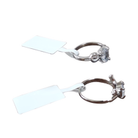 Étiquette RFID UHF U9XE personnalisée 860-960 MHz, étanche, en PET, pour la gestion de bijoux de luxe