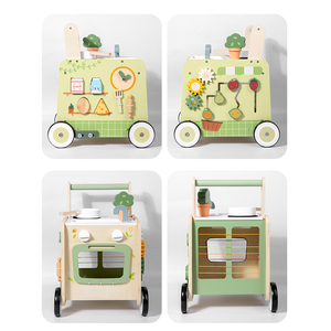 Andador <span class=keywords><strong>de</strong></span> madera para bebé con forma <span class=keywords><strong>de</strong></span> horno <span class=keywords><strong>de</strong></span> cocina, juguete <span class=keywords><strong>de</strong></span> clasificación, juego <span class=keywords><strong>de</strong></span> simulación, motricidad fina, aprendizaje temprano para niños pequeños, CE CPC, venta al por mayor, OEM, personalizado - Product Image 3