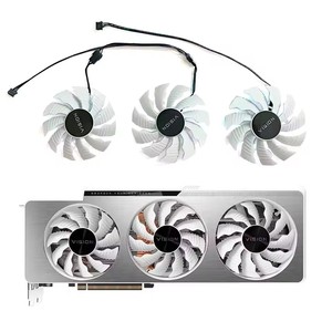 พัดลมกราฟิก<span class=keywords><strong>3090</strong></span> RTX3080 0.55A ขนาด82มม. 87มม. PLA09215S12H 12V สำหรับ Gigabyte RTX 3070 3080 Ti RTX <span class=keywords><strong>3090</strong></span> <span class=keywords><strong>Vision</strong></span> OC 3X พัดลมการ์ดแสดงผล - Product Image 1