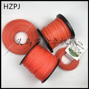 Fil de coupe torsadé en acier pour tondeuse à gazon, corde de débroussaillage à dents de scie, corde carrée en nylon, accessoires pour débroussailleuse - Product Image 3