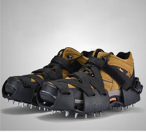 Crampons antidérapants en acier inoxydable à 32 dents, crampons de sécurité pour chaussures, crampons pour la randonnée, la glace, la neige, l'escalade - Product Image 4