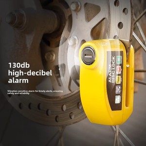 Candado de Disco Antirrobo con Alarma Sonora, Impermeable, para Motocicleta, Bicicleta Eléctrica, Bicicleta de Montaña, Scooter - Product Image 5