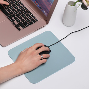 Double-sided leather <b>mouse</b> <b>pad</b>, anti-slip mat, wireless <b>mouse</b> <b>pad</b>, laptop PU <b>pad</b>, small <b>gaming</b> <b>pad</b>, printable designs. - Product Image 4