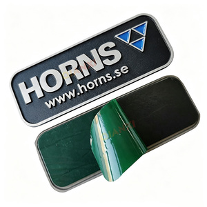Aluminium <strong>Die</strong> Cast Nameplate Badge 3D <strong>Metal</strong> Emblem Embossed logo Sign Name Plates - Product Image 1