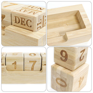 Tùy Chỉnh Xách Tay Tre Máy Tính Để Bàn Lịch Cá Nhân Nhà Và Văn Phòng Trang Trí Nội Thất Lịch Vạn Niên - Product Image 3