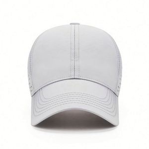 Gorra de Béisbol de Poliéster de Secado Rápido de Calidad, Perforada con Láser, Logotipo Personalizado, Parte Superior Suave, Transpirable, Deportiva, Ultrafina, con Visera Tipo Pico de Pato - Product Image 2