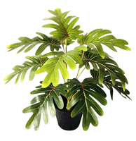 Tanaman Hijau Buatan, Phildendron, Hiasan Dinding Anti UV, Hiasan Dinding, Semprotan, Dahan, Dahan, Gantung, Phildendron
