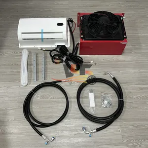 Vendita calda 24V parco refrigeratore 12 V RV elettrico 12 V alimentato a batteria parcheggio condizionatore d'aria per camion