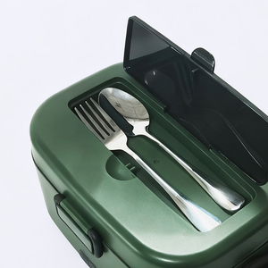 Chauffe-plat portable 80W, boîte à <span class=keywords><strong>lunch</strong></span> isotherme, boîte à <span class=keywords><strong>lunch</strong></span> <span class=keywords><strong>chauffante</strong></span> électrique pour adultes - Product Image 5