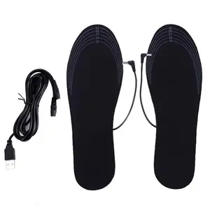 Harga Murah USB Heated Sepatu Sol Kaki Hangat Kaus Kaki Pad Tikar Pemanas Listrik Sol Dicuci Hangat Termal Unisex