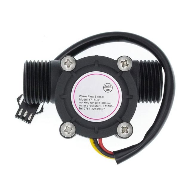 YF-S201 12V Water Flow Sensor DC 5-18V Flowmeter Hall Flow Sensor Water Control Liquid Flow Sensor Switch 1-30L/min 2.0MPa