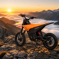 Moto tout-terrain électrique haute performance D3 6000W 60V 30Ah, puissance de pointe, Enduro de montagne