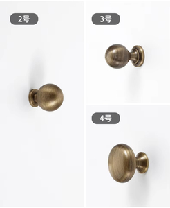 Contemporary 30mm Solid Brass Cabinet <b>Knobs</b> Antique Gold <b>Furniture</b> <b>Handles</b> for Kitchen Dresser Wardrobe Bedroom Drawer Pulls - Product Image 5