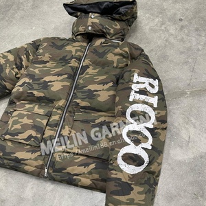 Winter Thick <b>Camo</b> Camouflage Windbreaker Bubble <b>Jacket</b> Manfactuers Custom Down <b>Camo</b> Puffer <b>Jackets</b> for Men - Product Image 2