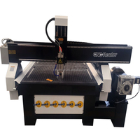 Machine de gravure CNC 3D 1325 2030 pour le bois / Machine de fraisage CNC 4 axes (rotative) 1325 / Machine de travail du bois 4*8 pieds pour la fabrication de meubles