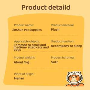 Alle Seizoenen <span class=keywords><strong>Eco</strong></span>-Vriendelijke Katoenvezel Cartoon Kat <span class=keywords><strong>Bed</strong></span> Grot Opvouwbaar Wasbaar Semi-Gesloten Hond & Kat Mode Modern - Product Image 6