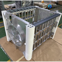 Châssis de rack d'équipement en tôle galvanisée sur mesure OEM, unité d'alimentation modulaire 19 pouces, armoire de montage en rack