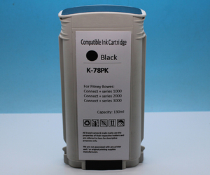 Cartuccia d'Inchiostro di Alta Qualità 78P-K per Timbri Postali Franking, Compatibile con Pitney Bowes Connect+ Serie 1000 2000 3000, Nero 130ml - Product Image 5