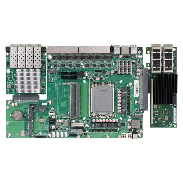 BKHD L NAS Motherboard B760 With LGA 1700 2*DDR5 96G Ram SODIMM 8*Intel I226 PCIE16X 4X for Intel GEN 12th 13th 14th Desktops