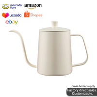 Bouilloire à café en acier inoxydable 304, ustensile pour café, bouilloire à bec de cygne, outils à café