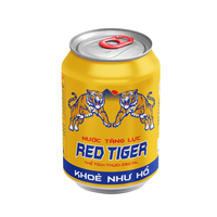 Red Tiger 250ml OEM/ODM Boisson énergétique protéinée Boisson gazeuse à faible teneur en glucides Sucre Boîte non gazeuse Bouteille Emballage Monster