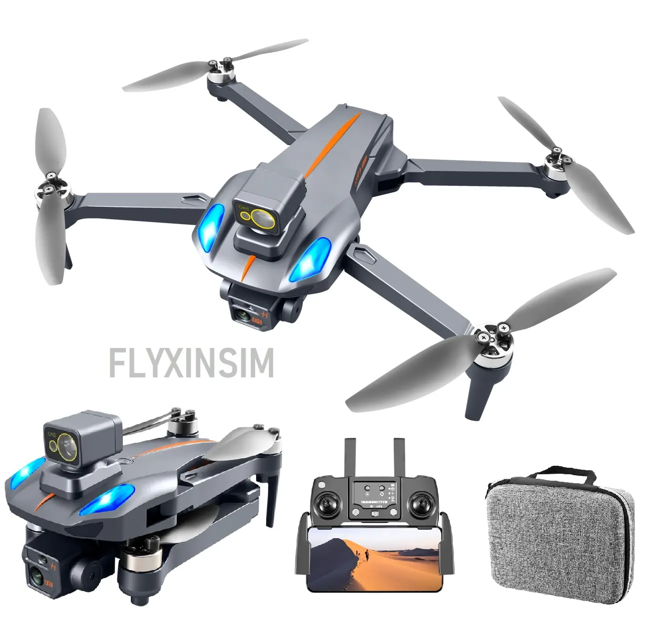 Flyxinsim K911 MAX Drohne 360 Degree Laser Obstacle Avoidance GPS 8K HD Camera Brushless Quadcopter Mini 4K On Cameras Drones