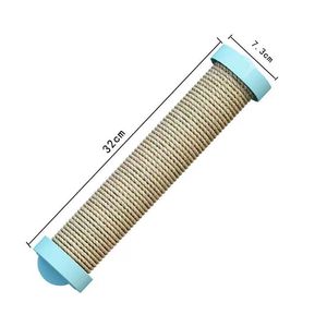Poste rascador vertical de tela de lujo ajustable y antideslizante <span class=keywords><strong>para</strong></span> gatos, juguete rascador <span class=keywords><strong>para</strong></span> gatos con cuerda <span class=keywords><strong>para</strong></span> afilar garras, diseño simple - Product Image 6