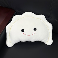 Nouvelle Coussin en Peluche Pierogi Transfrontalier, Design Boulette Polonaise, Jouet en Peluche avec Rembourrage en Coton PP et Emballage en Sac en Maille