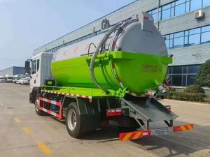 Camion d'aspiration des eaux usées Dongfeng 12m3, protection de l'environnement, nettoyage municipal et aspiration des eaux usées - Product Image 6