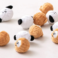Jouet interactif en peluche pour chien ZHONGYA, balle rebondissante, accessoires pour animaux de compagnie, jouet sonore en peluche, jouet interactif naturel de haute qualité