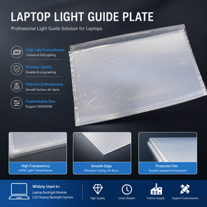Plaque de guidage lumineux en PMMA acrylique de 14 pouces usinée CNC de haute qualité pour la réparation et le remplacement d'écrans LCD d'ordinateurs portables – Vente en gros - Product Image 6