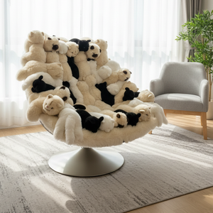 Sillón Giratorio de Peluche con Forma de Animal de Alta Gama, Sofá Cómodo, <span class=keywords><strong>Muebles</strong></span> de Diseño para Sala de Estar - Product Image 4