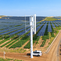 Système de production d'énergie éolienne à axe vertical 5KW 10KW à faible vitesse du vent pour projets hors réseau et projets énergétiques commerciaux