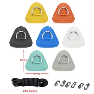 Şişme bot kayık bot D halka toka yama depolama elastik halat Sup Surfboard 6 adet Pvc D halka Pvc yama halat ile