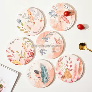 Custom UV Printing High Quality Round Wood Coaster China