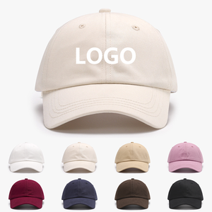 Gorra de béisbol sin estructura de 6 paneles estilo deportivo unisex, sombrero bordado personalizado 'Dad' Hat Vintage Flair Terry Cotton Soft Hip <span class=keywords><strong>Hop</strong></span> - Product Image 1