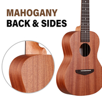 Astraea X1 AS30 Tenor 26 Inch Concert 23 Inch Baritone Ukulele Dewasa Hawaii Kayu Mahoni Lapisan Atas Kayu Lapis Finishing Matte 4 Senar Nilon