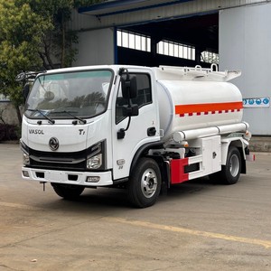 รถบรรทุกน้ำมันเคลื่อนที่ขนาดเล็ก Dongfeng 4x2 5M3 4M3 พร้อมตู้จ่ายน้ำมันดีเซลสำหรับขาย - Product Image 2