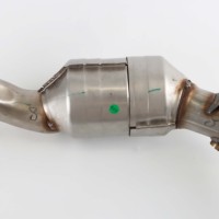 Filtro antiparticolato Diesel ad alte prestazioni DPF tubo di scarico catalitico a tre vie per autobus Diesel