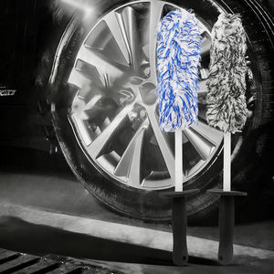 Cepillo de Limpieza para Neumáticos de Coche, Nuevo Estilo, <span class=keywords><strong>Precio</strong></span> al por Mayor, Cepillo de Microfibra para Limpiar el Polvo de las Ruedas, con Cerdas Suaves - Product Image 1