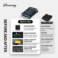Carte d'amplification audio 2.1 canaux YS-TB21 200W, module subwoofer stéréo avec entrée AUX, égaliseur de graves et aigus pour système de haut-parleurs DIY