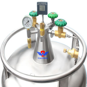 Dewars LN2 de larga vida útil, tanque LN2 de autopresurización de 50l para semen congelado - Product Image 2