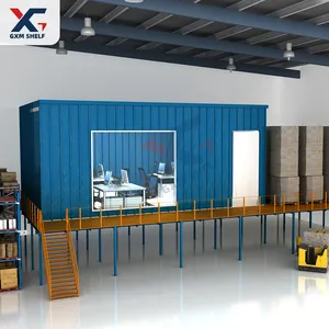 Système de rayonnage industriel mezzanine GXM entrepôt mezzanine bureau Plate-forme industrielle systèmes de rayonnage