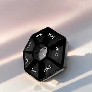 Portable 7-Compartment Mini Grids Plastic <b>Pill</b> Storage <b>Case</b> 7-Week Organizer with One Week Features <b>for</b> Jewelry Storage - Product Image 5