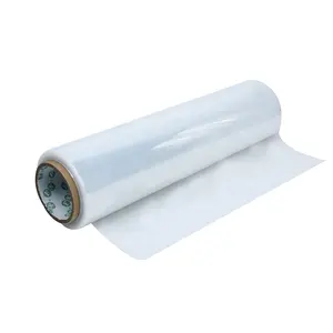 80 게이지 두께 500mm Lldpe 점보 롤 23 스트레치 필름 Pe 팔레트 랩 포장 스트레치 필름