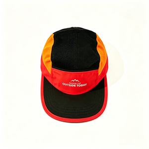 Gorra de running de 5 paneles de mezclilla de secado rápido, gorra de campamento para exteriores, logotipo personalizado, gorra deportiva ligera y transpirable, unisex, para viajes de verano, informal - Product Image 4