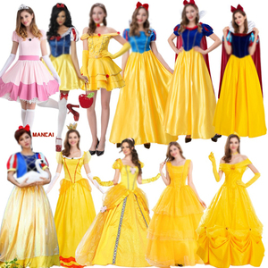 Robe de princesse <span class=keywords><strong>Belle</strong></span> pour femme, style Anime <span class=keywords><strong>La</strong></span> <span class=keywords><strong>Belle</strong></span> <span class=keywords><strong>et</strong></span> <span class=keywords><strong>la</strong></span> Bête, Elsa Peach, pour Halloween, Carnaval, Spectacle, Cosplay <span class=keywords><strong>et</strong></span> Fête - Product Image 1