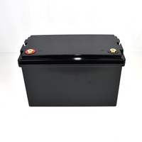 Baterai LiFePO4 12V 100Ah 1280Wh 100A BMS 5000 Siklus Grup 27 31 Pengganti Drop-in untuk RV, Kapal, Tenaga Surya, Motor Trolling
