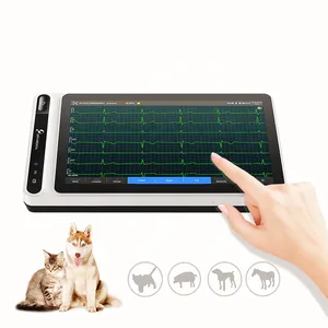 Hospital Equipment with Touch Screen Electrocardiogragh Ekg Monitor Portable 6 9 12Lead Ecg Machine
